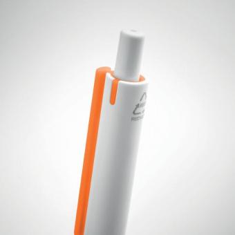 SIDE Recycled ABS push button pen Orange