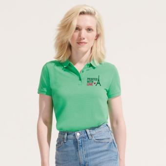 PLANET WOMEN Polo 170g, Spring green Spring green | XS