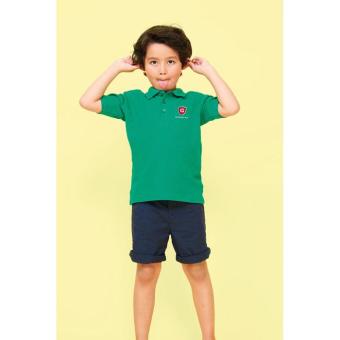 SUMMER II KIDS Polo 170g, weiß Weiß | L