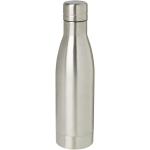 Vasa RCS-zertifizierte Kupfer-Vakuum Isolierflasche aus recyceltem Edelstahl, 500 ml Silber