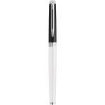 Hemisphere colour blocking fountain pen with palladium trim White/black