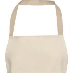 Nia 200 g/m² recycled cotton apron Oatmeal