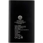 Pep 4000 mAh Type-C recycled aluminium power bank Black