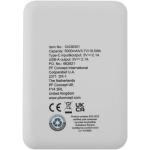 Asama 5000 mAh Type-C recycled plastic power bank White