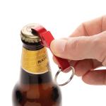 XD Collection RCS recycled aluminum bottle and can opener Red