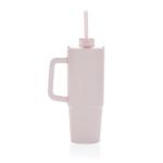 XD Collection Tana Becher aus RCS recyceltem Kunststoff mit Griff 900ml Rosa