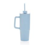 XD Collection Tana RCS plastic tumbler with handle 900ml Light blue