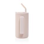 XD Collection Cube Becher aus RCS recyceltem Stahl 800ml Rosa