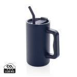 XD Collection Cube RCS certified recycled steel mug 800ml 