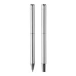 Swiss Peak Cedar RCS certified recycled aluminum pen set Silver