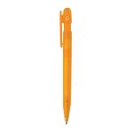 XD Collection Devin transparenter Stift aus GRS zertifiziertem rABS Orange