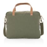 XD Collection Impact AWARE™ 16 oz. recycled canvas laptop bag Green