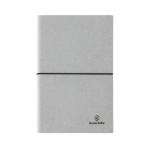 XD Collection A5 recycled leather notebook Light grey