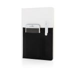 XD Collection A5 Deluxe notebook with smart pockets White