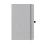 XD Collection Recycled leather hardcover notebook A5 Light grey