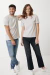 Iqoniq Sierra lightweight recycled cotton t-shirt, Undyed light gray Undyed light gray | XS