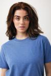 Iqoniq Teide recycled cotton t-shirt, heather blue Heather blue | XS