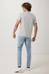 Iqoniq Brett recycled cotton t-shirt, Undyed light gray Undyed light gray | XS