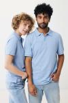 Iqoniq Yosemite recycled cotton pique polo, skyblue Skyblue | L