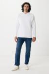 Iqoniq Etosha Lightweight Sweater aus recycelter Baumwolle, weiß Weiß | XXS