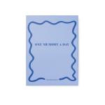 VINGA One memory a day GRS recycled paper journal Aztec blue