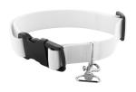 Ziggy custom dog collar White