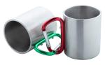 Bastic stainless steel mug Silver/green