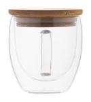 Grobina Mini glass thermo mug Transparent