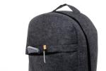 Refelt Back RPET felt backpack Dark grey