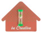 Sandy sand timer, green Green,transparent