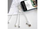 2099 | Xoopar Mr. Bio Smart Charging cable with NFC Weiß