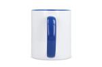 Mug subli Oslo colored inside & handle 300ml Blue/white