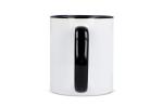 Mug subli Oslo colored inside & handle 300ml White/black