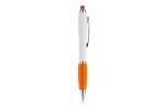 Kugelschreiber Hawaï Stylus weiß Orange/weiß