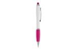 Ball pen Hawaï stylus hardcolour Pink/white