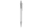 Ball pen Antarctica metal clip Transparent white