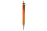 Ball pen Antarctica metal clip Transparent orange