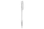 Nash ball pen rubber grip transparent, white White,transparent