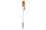 Nash ball pen metal tip hardcolour Orange/white