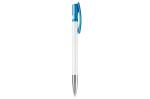 Nash ball pen metal tip hardcolour, lightblue Lightblue, offwhite