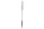 Nash ball pen metal tip transparent, white White,transparent