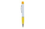 Ball pen Hawaii with tri-colour highlighter White/yellow