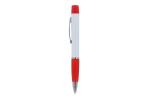 Ball pen Hawaii with tri-colour highlighter White/red