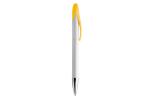 Speedy ball pen twist metal tip White/yellow