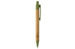 Ball pen bamboo with wheatstraw Green