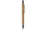 Ball pen New York bamboo with stylus Black