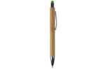 Ball pen New York bamboo with stylus Green