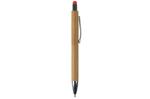 Ball pen New York bamboo with stylus Orange