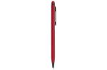 Kugelschreiber Stylus Metall gummiert Rot