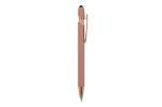 Ball pen Paris Deluxe Metal Rubberised Rose gold